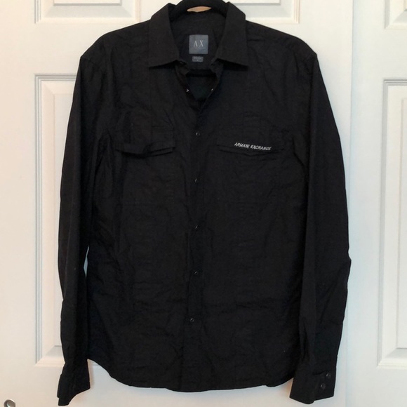 A/X Men’s black button up - Picture 2 of 5